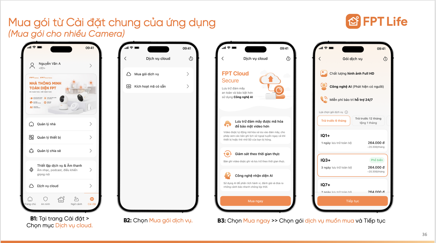 Vào cài đặt chung của ứng dụng